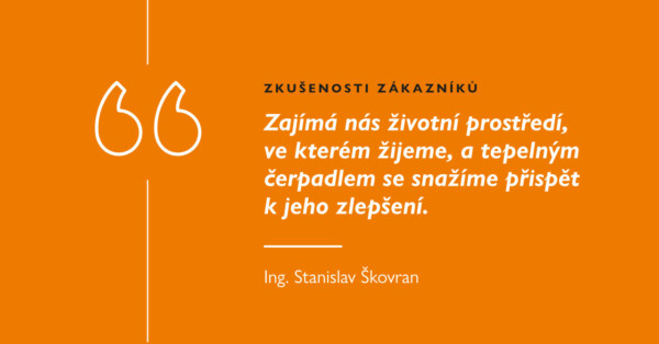Zajímá nás životní prostření, ve kterém žijeme