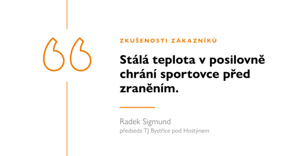 zkušenost s tepelným čerpadlem - TJ Bystřice pod Hostýnem