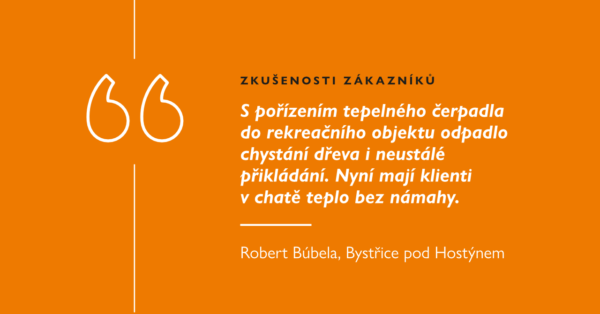 zkušenost s tepelným čerpadlem - Búbela, Bystřice pod Hostýnem