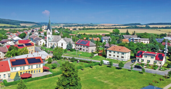 Prusinovice - tepelná čerpadla a fotovoltaika
