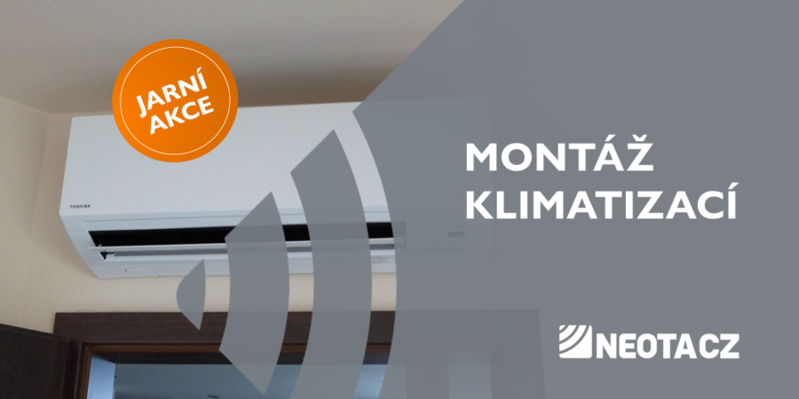 Jarní akce na montáž klimatizace