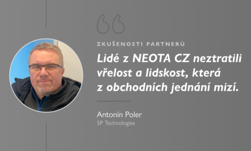 Vstřícný přístup firmy NEOTA CZ pomáhá obchodním partnerům