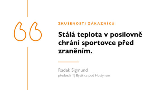 Tepelné čerpadlo v bystřické posilovně topí a ohřívá vodu už osmým rokem