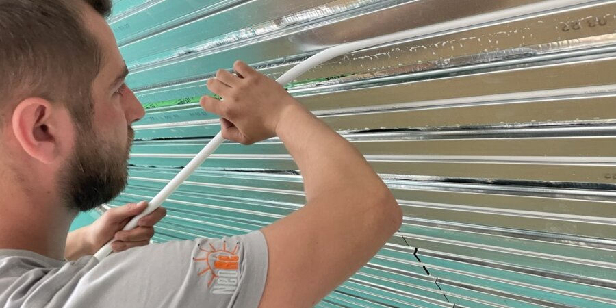 Stropní vytápění funguje na principu slunce