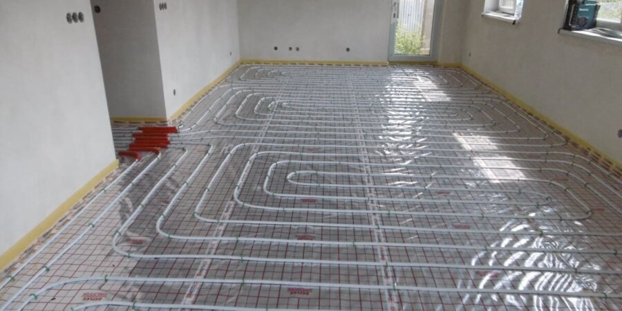 Podlahové vytápění a tepelné čerpadlo pro rodinný dům Lipník nad Bečvou