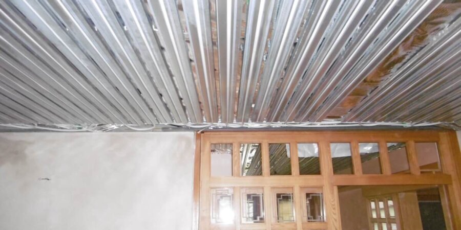 Stropní vytápění v rodinném domě ve Chvalčově - Petr B.