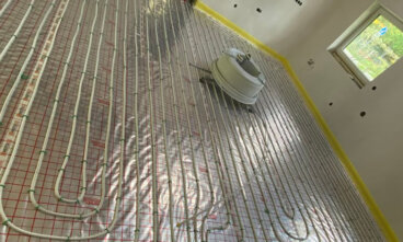 Tepelné čerpadlo a podlahové vytápění Dobrotice