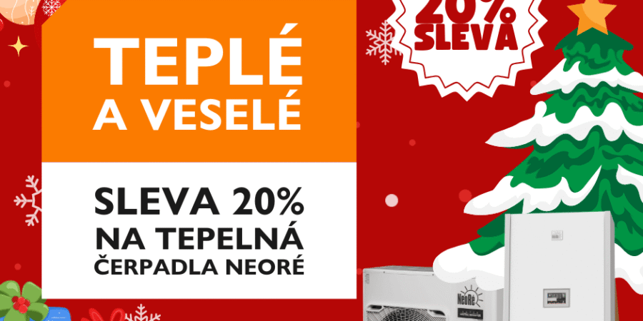 TEPELNÁ ČERPADLA NEORÉ SE SLEVOU 20 %